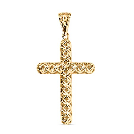 Gold Treasure of Siam - 9K Yellow Gold Cross Pendant 1.00 Gms. Gold Treasure of Siam - 9K Yellow Gold Cross Pendant 1.00 Gms.