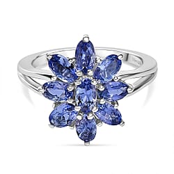 D'Joy Tanzanite Floral Ring