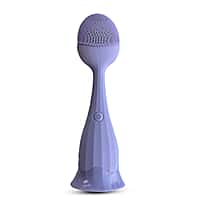 Blushly Vibrating Silicone Cleansing Tool with Heat Treatment - Lilac