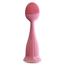 Blushly Vibrating Silicone Facial Cleansing Tool with Heat Treatment - Pink