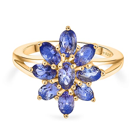 D'Joy Tanzanite Ring Sterling Silver  2.115  Ct.