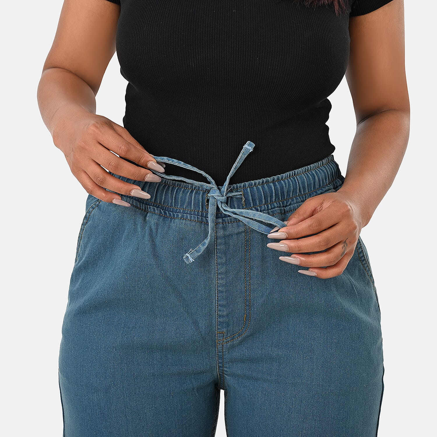 Styled By Tencil Denim Patterned Jean and Pant/Trouser 