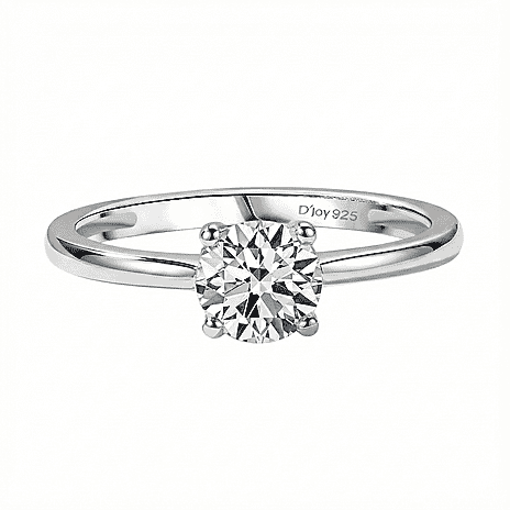Luxuriant Lab Grown Diamond (SI-GH) Ring Sterling Silver 1.00 Ct.