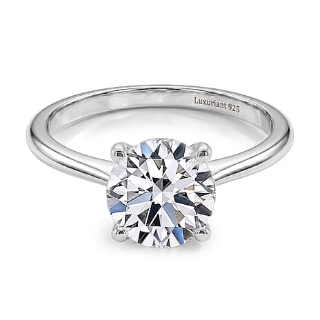 Luxuriant Lab Grown Diamond (SI-GH) Ring Sterling Silver 1.00 Ct.