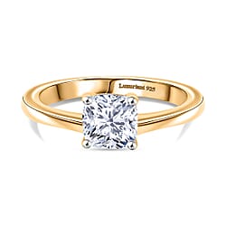 LUXURIANT 1 Ct. Lab Grown Diamond Solitaire Ring in Sterling Silver (SI-G/H)