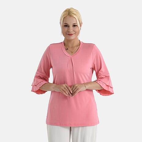 - Maisi Half-Sleeved Blouse (Size - 18) - Pink