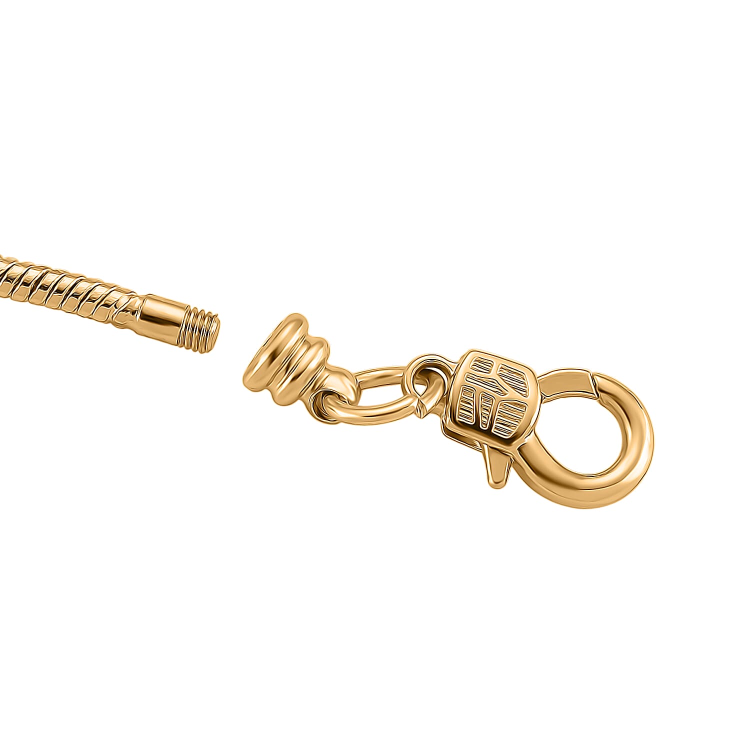 Austrian Multi Colour Crystal & Pearl Dangle Charm Bracelet (Size - 7-1 EXT) in Yellow Gold Tone