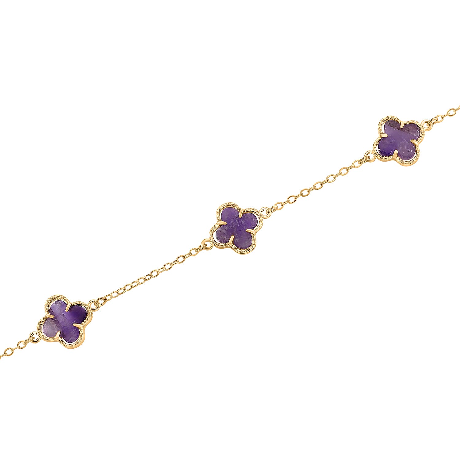 African Amethyst Fancy Necklace (Size - 20)  2.000  Ct.