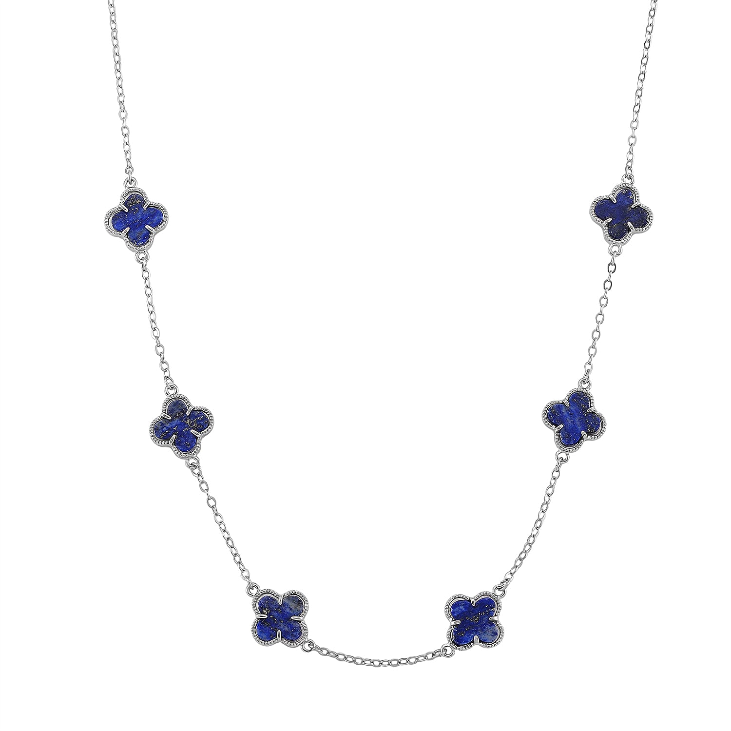 Lapis Lazuli Fancy Necklace (Size - 20)  2.000  Ct.