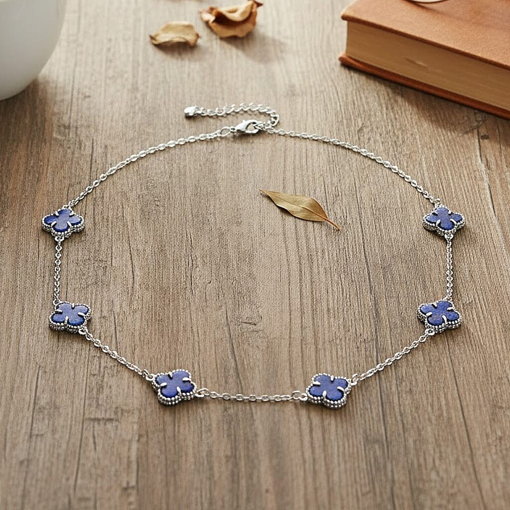 Lapis Lazuli Fancy Necklace (Size - 20)  2.000  Ct.