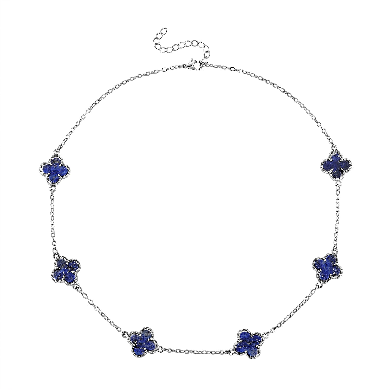 Lapis Lazuli Fancy Necklace (Size - 20)  2.000  Ct.