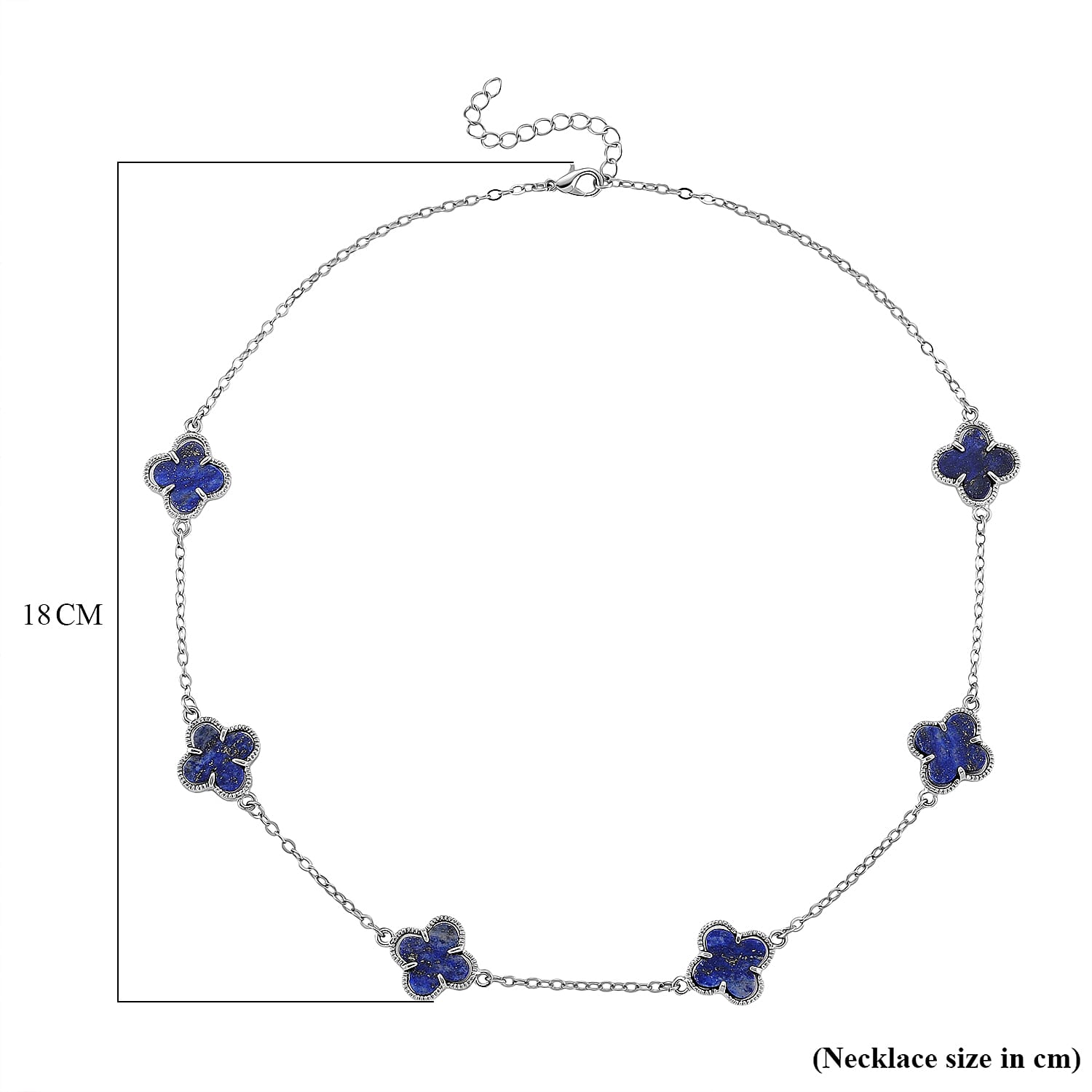 Lapis Lazuli Fancy Necklace (Size - 20)  2.000  Ct.
