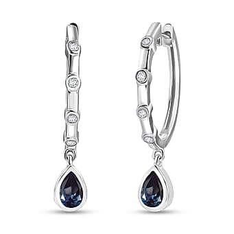https://tjcuk.sirv.com/Products/82/7/8279035/Luxuriant-Lab-Grown-Alexandrite-White-Zircon-Dangling-Earring-in-Rhodi_8279035.jpg?w=342&h=342