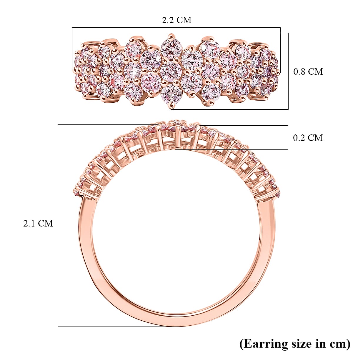 Luxuriant Lab Grown Diamond Main Stone With Side Stone Ring in Sterling Silver