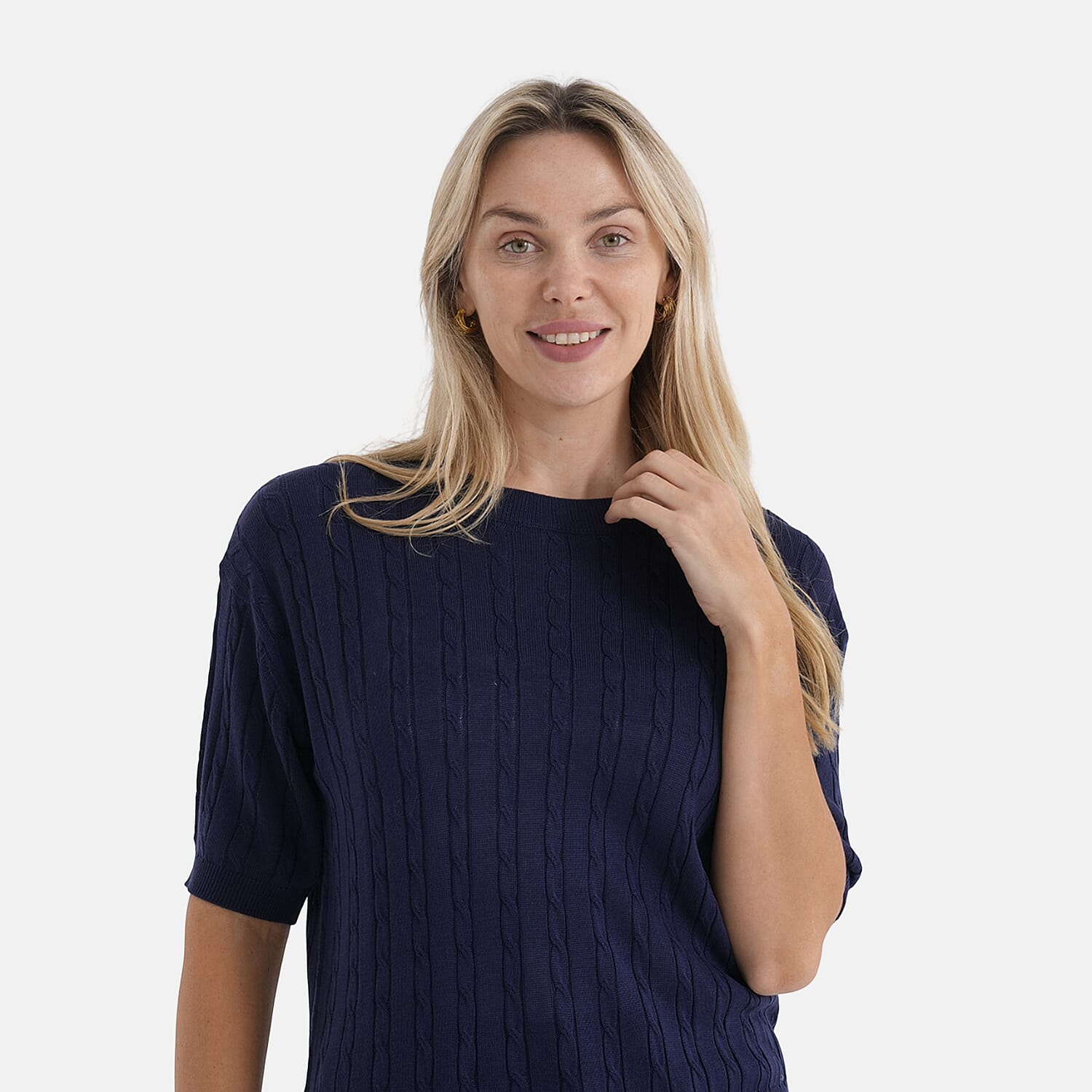 & Maisi Acrylic Patterned Jumper