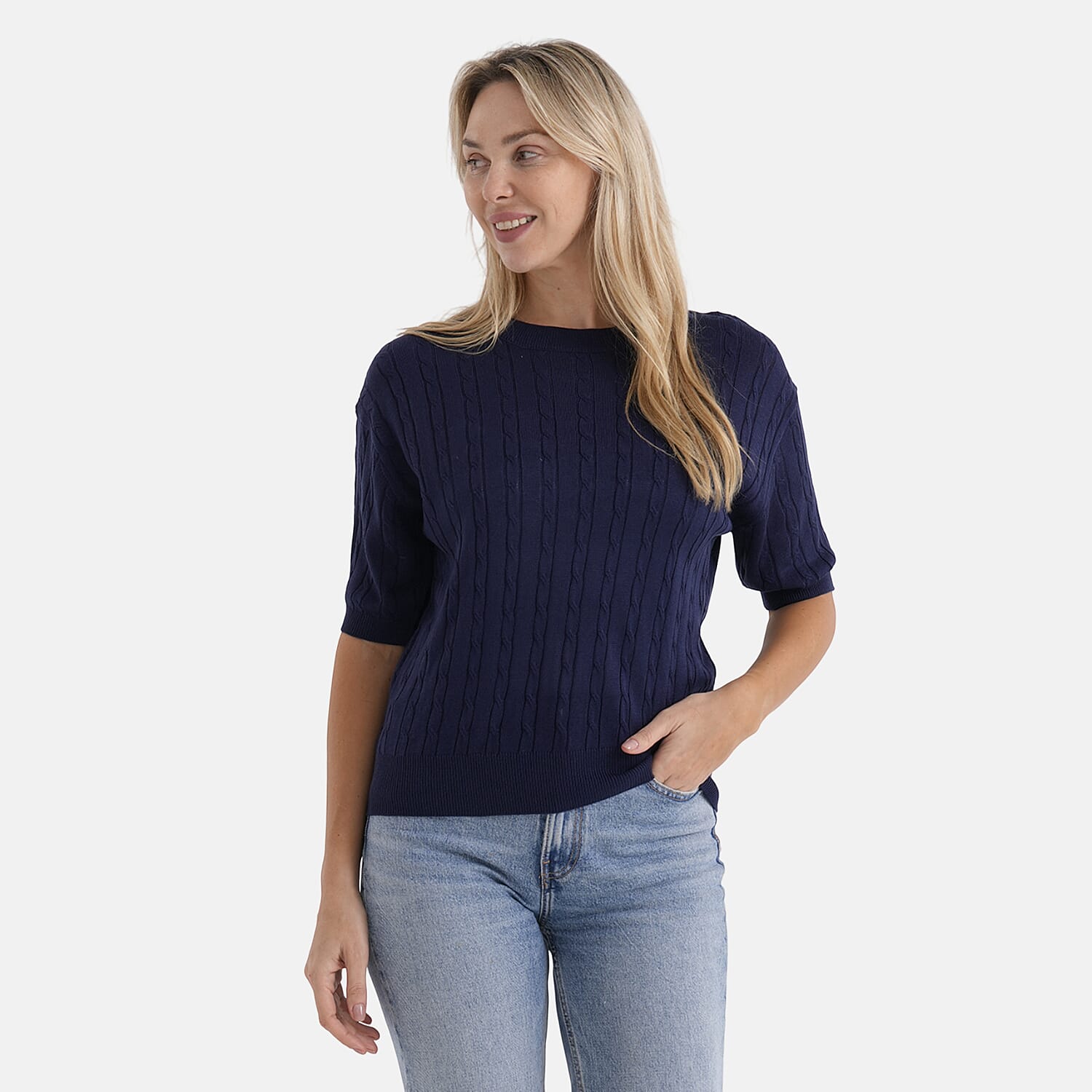 & Maisi Acrylic Patterned Jumper