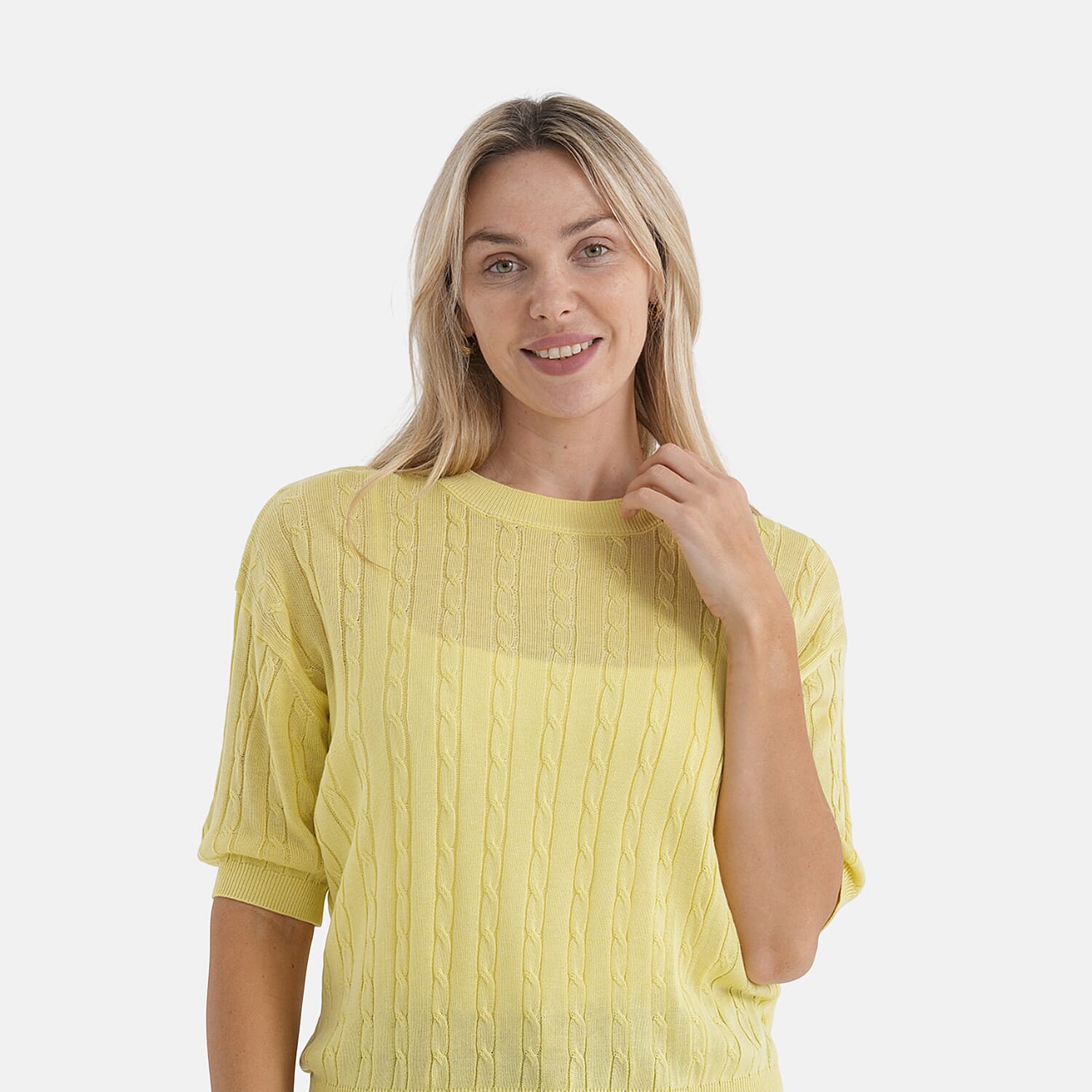 & Maisi Acrylic Patterned Jumper