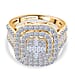 LUXURIANT 2 Ct. Lab Grown Diamond Cluster Ring