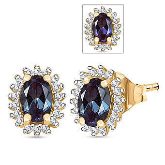 https://tjcuk.sirv.com/Products/82/7/8279200/Luxuriant-Lab-Grown-Alexandrite-White-Zircon-Earring-in-18K-YG-Plating_8279200.jpg?w=342&h=342