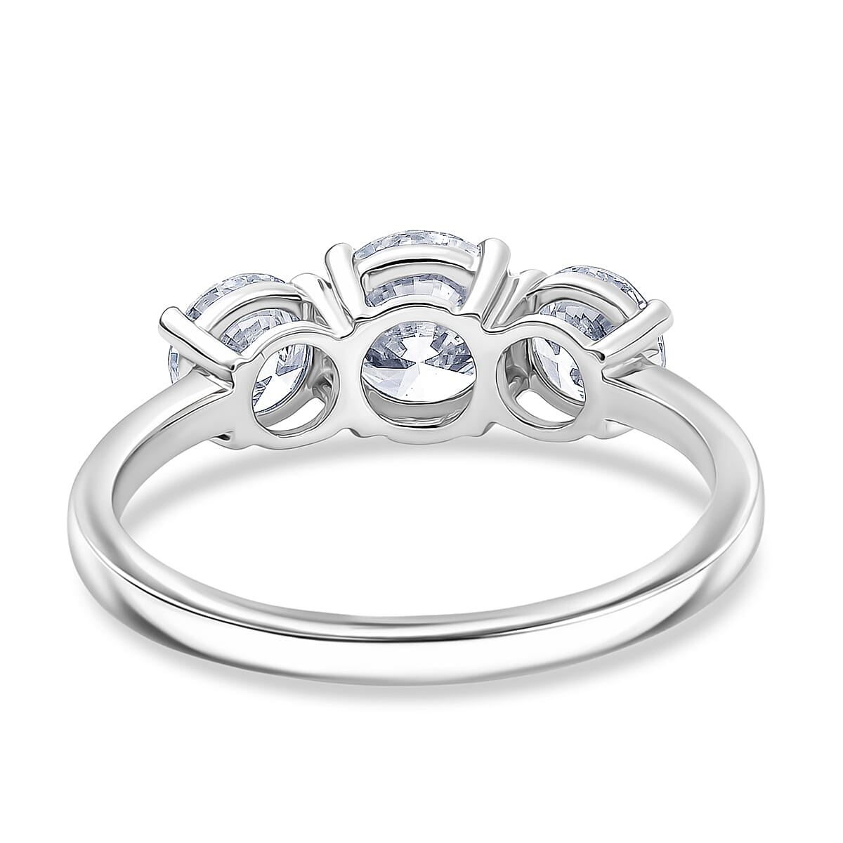 Luxuriant 950 Platinum SGL Certified (VS-EF) Lab Grown Diamond Ring 2.00 Ct.