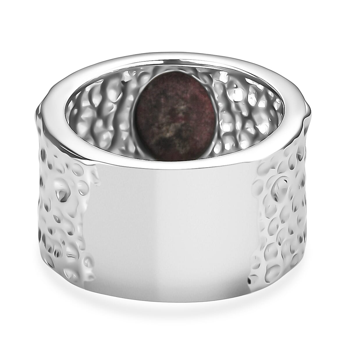 EverTrue Thulite Solitaire Ring 4.15 Ct.