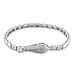 LUXURIANT Lab Grown Diamond Snake Bracelet (Size - 7.5) in Rhodium Overlay Sterling Silver (SI-GH)