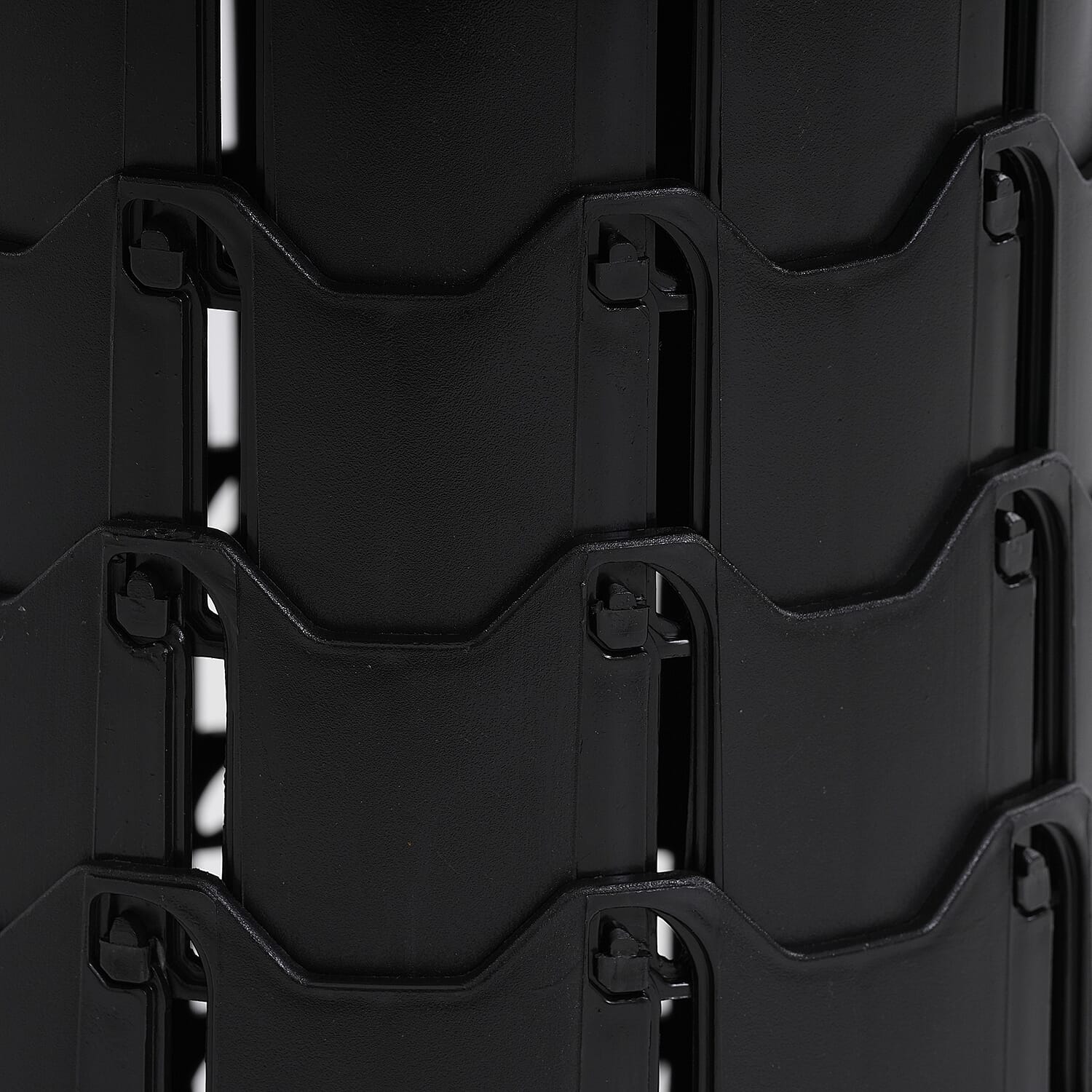 Portable Folding & Retractable Telescopic Stool (44cm Adjustable) - Black