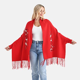 https://tjcuk.sirv.com/Products/82/8/8280530/Maisi-Acrylic-Patterned-Poncho-Size-One-Size-Red-Pink_8280530.jpg?w=342&h=342