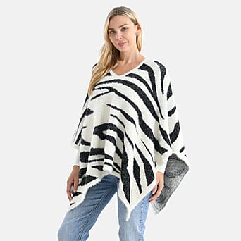 https://tjcuk.sirv.com/Products/82/8/8280557/Maisi-Acrylic-Patterned-Poncho-Size-One-Size-Beige-Black-Pink_8280557_2.jpg?w=342&h=342