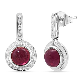 https://tjcuk.sirv.com/Products/82/8/8280682/D-Joy-African-Ruby-White-Zircon-Earring-in-Rhodium-OverlaySterling-Sil_8280682.jpg?w=342&h=342