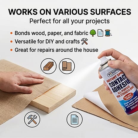 Instant Spray Contact Adhesive - 200ml