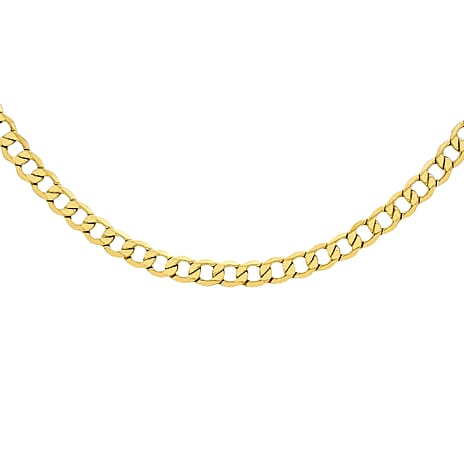 ILIANA - 18K Yellow Gold Curb Necklace (Size 18) with Lobster Clasp, Gold Wt. 10.30 Gms.