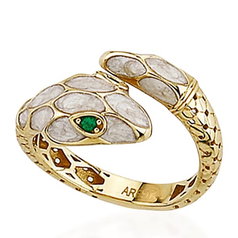 Designer Inspired Close Out Deal - 9K Yellow Gold Serpento Ring