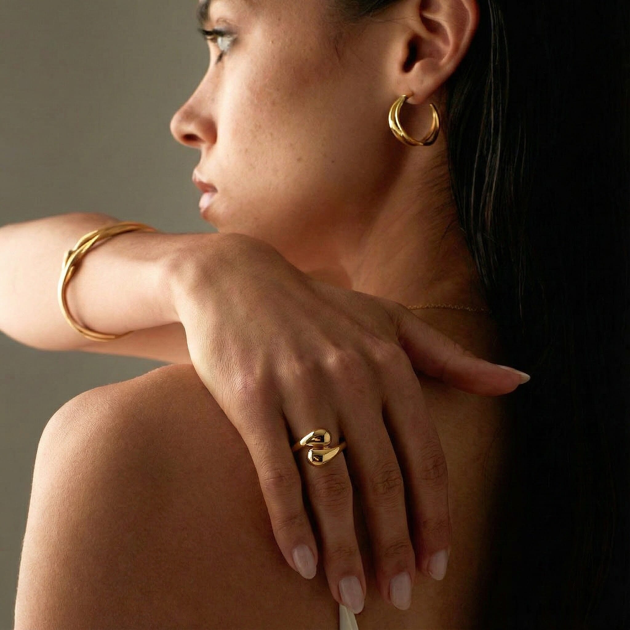 Designer Inspired - 9K Yellow Gold Ring