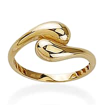 Designer Inspired 9K Yellow Gold Fluid Ring