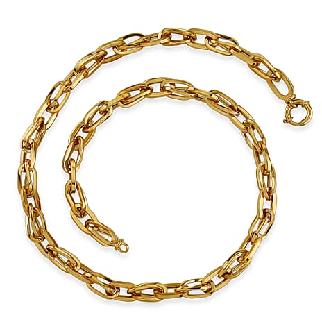 Vicenza Show Stopper - 9K Yellow Gold Necklace (Size 20) with Senorita Clasp, Gold Wt. 26.50 Gms.