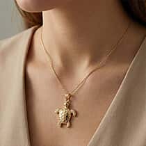 Close Out Deal - 9K Yellow Gold Turtle Pendant