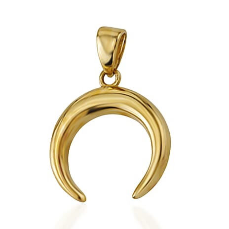 Vicenza closeout 9K Yellow Gold Horseshoe Pendant
