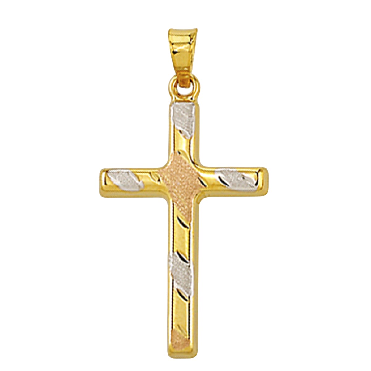 9K Yellow Gold Cross Pendant