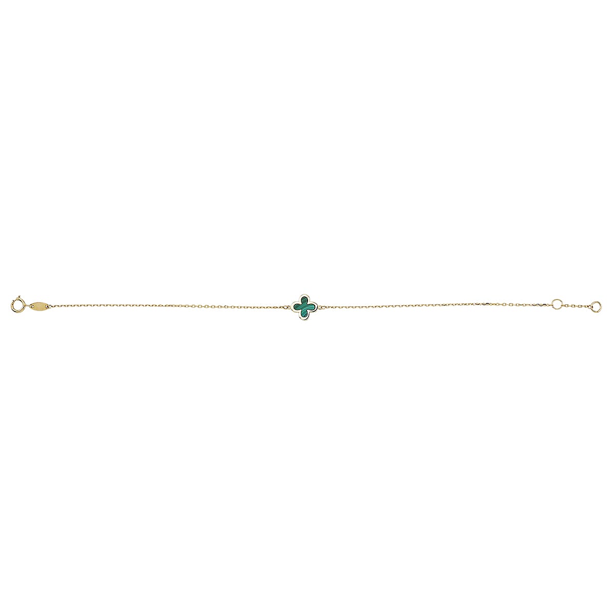 Designer Inspired Close Out - 9K Yellow Gold Malchate Bracelet (Size 7.5)