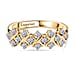 Luxuriant Lab Grown Diamond (SI-GH) Half Eternity Band Ring