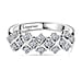 Luxuriant Lab Grown Diamond (SI-GH) Half Eternity Band Ring