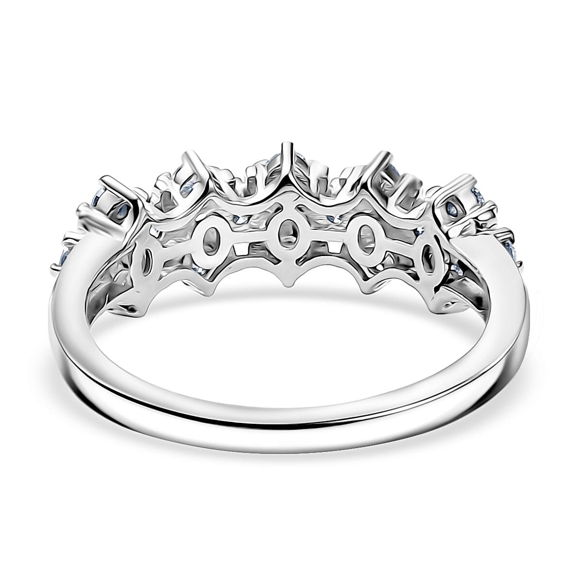 Luxuriant Lab Grown Diamond (SI-GH) Half Eternity Band Ring