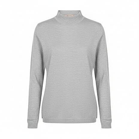 Pure And Natural Acrylic Cashmillon Jumper (Size - 18-20) - Grey