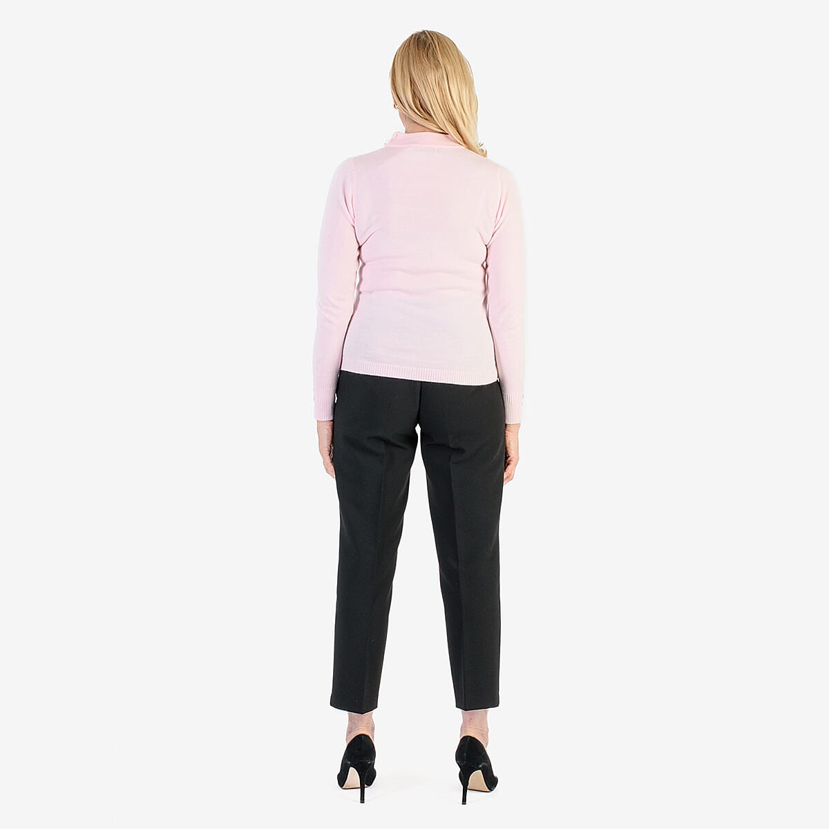 Pure And Natural Acrylic Cashmillon Jumper (Size - 10-12) - Pink