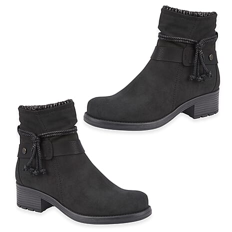 Emma Stockholm Women's Ankle Boot (Size 7) - Black