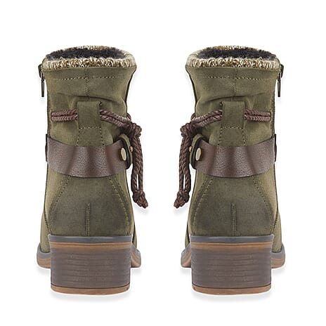 Emma Stockholm Women's Ankle Boot (Size 5) - Khaki