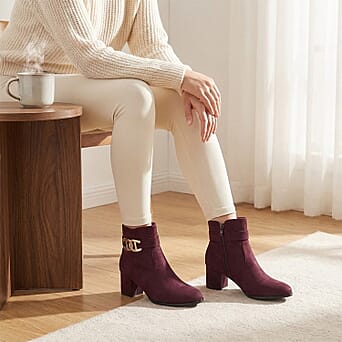 https://tjcuk.sirv.com/Products/82/8/8281319/Emma-Zelda-Suede-Look-Ankle-Boot-With-Gold-Buckle-Size-8-Plum_8281319_1.jpg?w=342&h=342