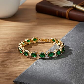 https://tjcuk.sirv.com/Products/82/8/8282230/White-Cubic-Zirconia-Green-Crystal-Bracelet-Size-7-5-in-Yellow-Gold-To_8282230_1.jpg?w=342&h=342