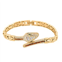 Couture Collection - Multi Colour Cubic Zirconia Serpentine Majesty Bracelet (Size - 7.5) 3.50 Ct.